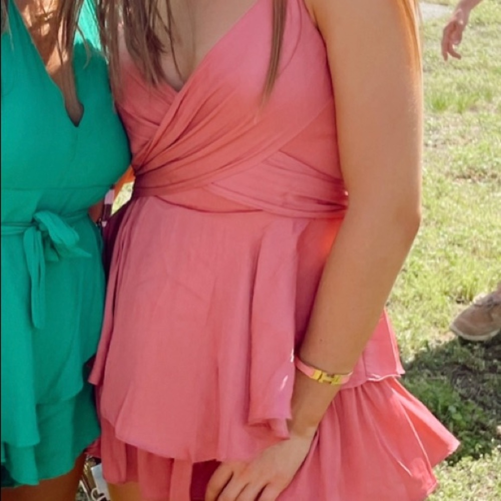 Hello molly blush romper
